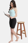 Bleeding Heart Cotton Camisole - Blue — thumbnail 5