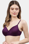 Cukoo Padded Non Wired Full Coverage T-Shirt Bra - Black — thumbnail 2
