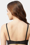 Cukoo Padded Non Wired Full Coverage T-Shirt Bra - Black — thumbnail 3
