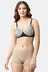 Cukoo Padded Non Wired Full Coverage T-Shirt Bra - Black — thumbnail 4