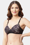 Cukoo Padded Non Wired Full Coverage T-Shirt Bra - Blue — thumbnail 2