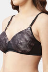 Cukoo Padded Non Wired Full Coverage T-Shirt Bra - Blue — thumbnail 5