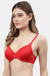 Cukoo Padded Wired Full Coverage T-Shirt Bra - Pink — thumbnail 2