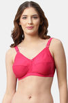 Cukoo Single Layered Non Wired Full Coverage T-Shirt Bra - Pink — thumbnail 1