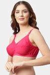 Cukoo Single Layered Non Wired Full Coverage T-Shirt Bra - Pink — thumbnail 2