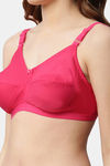 Cukoo Single Layered Non Wired Full Coverage T-Shirt Bra - Pink — thumbnail 5