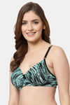 Cukoo Padded Non Wired Full Coverage T-Shirt Bra - Black — thumbnail 2