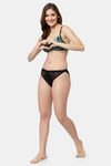 Cukoo Padded Non Wired Full Coverage T-Shirt Bra - Black — thumbnail 4