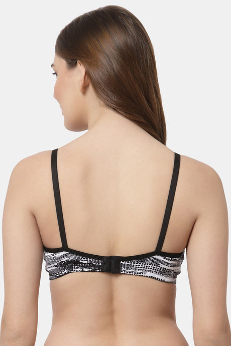 Cukoo Padded Non Wired Full Coverage T-Shirt Bra - Black — image 3