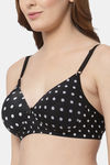 Cukoo Padded Non Wired Full Coverage T-Shirt Bra - Pink — thumbnail 5