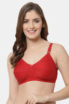 Cukoo Single Layered Non Wired Full Coverage T-Shirt Bra - Orange — thumbnail 1