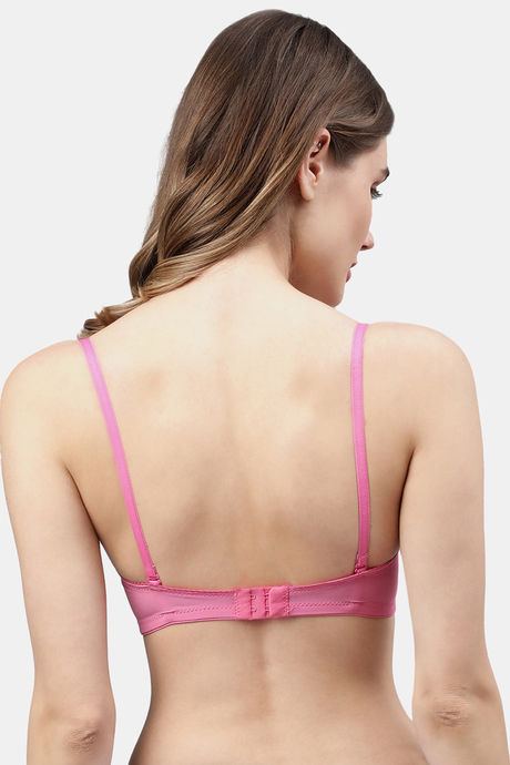 Cukoo Padded Non Wired Full Coverage T-Shirt Bra - Pink — image 3