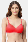 Cukoo Padded Non Wired Full Coverage T-Shirt Bra - Purple — thumbnail 1