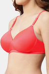 Cukoo Padded Non Wired Full Coverage T-Shirt Bra - Purple — thumbnail 5
