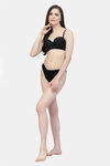 Cukoo Padded Wired Full Coverage Bralette - Black — thumbnail 5