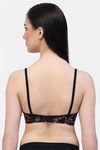 Cukoo Padded Non Wired Full Coverage T-Shirt Bra - Black — thumbnail 2