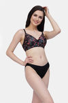 Cukoo Padded Non Wired Full Coverage T-Shirt Bra - Black — thumbnail 4