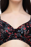 Cukoo Padded Non Wired Full Coverage T-Shirt Bra - Black — thumbnail 5
