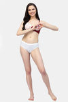 Cukoo Padded Non Wired Full Coverage T-Shirt Bra - Red — thumbnail 5