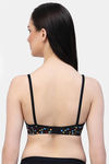Cukoo Padded Non Wired Full Coverage T-Shirt Bra - Black — thumbnail 2