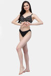 Cukoo Padded Non Wired Full Coverage T-Shirt Bra - Black — thumbnail 5