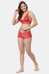 CUKOO High Rise Half Coverage Hipster Panty - Red — thumbnail 4