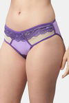CUKOO Medium Rise Half Coverage Bikini Panty - Purple — thumbnail 2