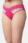 CUKOO Medium Rise Half Coverage Bikini Panty - Pink — thumbnail 2