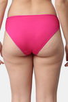 CUKOO Medium Rise Half Coverage Bikini Panty - Pink — thumbnail 3