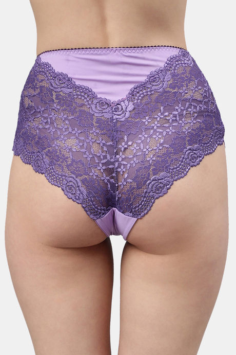 CUKOO High Rise Half Coverage Hipster Panty - Purple — image 3