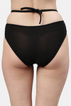 CUKOO Medium Rise Half Coverage Bikini Panty - Black — thumbnail 3