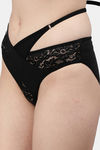 CUKOO Medium Rise Half Coverage Bikini Panty - Black — thumbnail 5