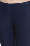 Cukoo Easy Movement Mid Rise Capris - Blue — thumbnail 5