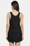 Cukoo Slip-On Swimdress With Removable Pads - Black — thumbnail 3