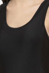 Cukoo Slip-On Swimdress With Removable Pads - Black — thumbnail 5