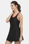 Cukoo Slip-On Swimdress With Removable Pads - Black — thumbnail 2