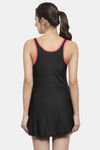 Cukoo Slip-On Swimdress With Removable Pads - Black — thumbnail 3