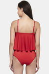 Cukoo Slip-On Swimdress With Removable Pads - Red — thumbnail 3