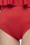 Cukoo Slip-On Swimdress With Removable Pads - Red — thumbnail 6