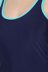 Cukoo Slip-On Swimdress With Removable Pads - Blue — thumbnail 6