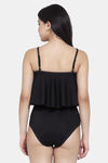 Cukoo Slip-On Swimdress With Removable Pads - Black — thumbnail 3