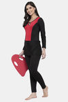 Cukoo Slip-On Swimdress With Removable Pads - Black — thumbnail 4