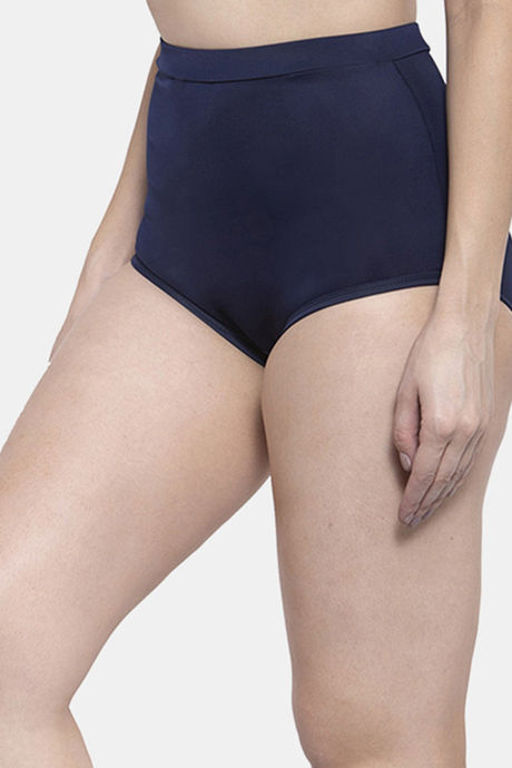 Cukoo High Waist Bikini Bottom - Blue — image 2