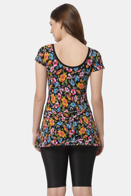 Cukoo Slip-On Swimdress With Removable Pads - Black — image 3