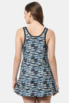 Cukoo Slip-On Swimdress With Removable Pads - Blue — thumbnail 3