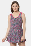Cukoo Slip-On Swimdress With Removable Pads - Pink — thumbnail 1