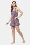 Cukoo Slip-On Swimdress With Removable Pads - Pink — thumbnail 4