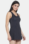 Cukoo Slip-On Swimdress With Removable Pads - Black — thumbnail 2