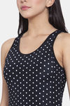 Cukoo Slip-On Swimdress With Removable Pads - Black — thumbnail 5
