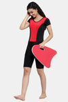 Cukoo Slip-On Swimdress With Removable Pads - Black — thumbnail 4